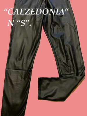 Calzedonia leggings size S like new, black, shiny