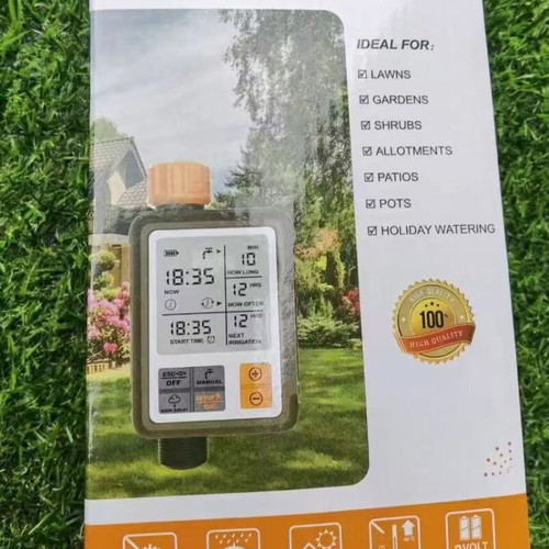 Automatic battery irrigation timer with large 3inch screen new