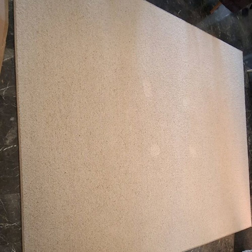 Wool rug like new, salmon-beige with brick threads, 240x320cm