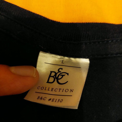 Black B&C T-shirt size L like new