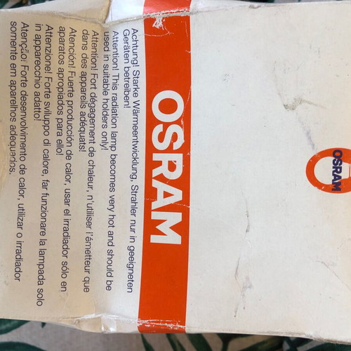 Osram Sicatherm 175W Heat Lamp like new