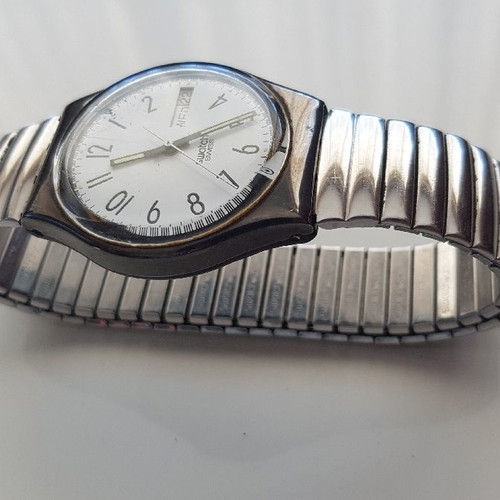 Swatch men's vintage watch model GB709 used, 1990