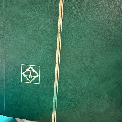 Lighthouse Stamp Album with 16 White Pages like new