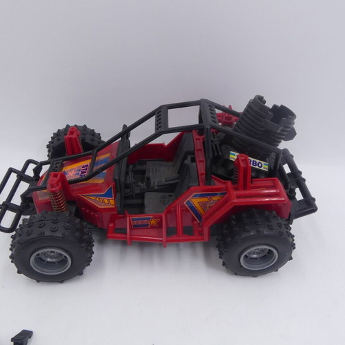 Newray Buggy remote control car used, red jeep