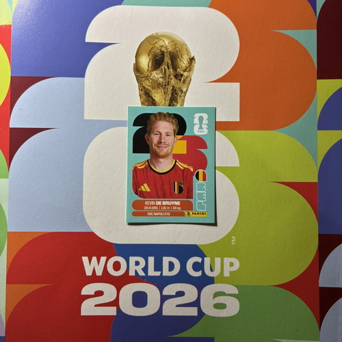 Panini FIFA 2026 Kevin De Bruyne Sticker like new
