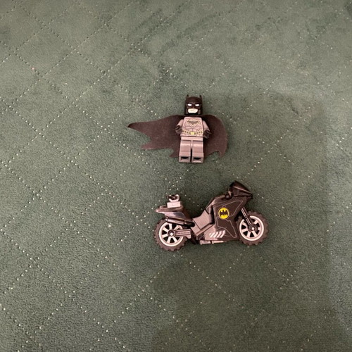 Batman and His Bike like new