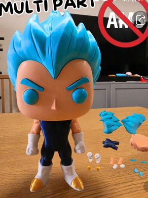 Vegeta premium 3D printed φιγούρα καινούργιο