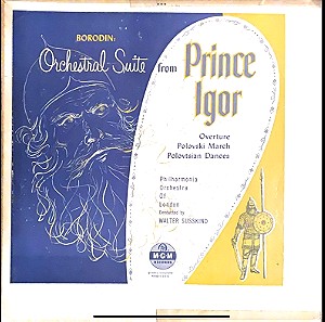 Alexander Borodin, Philharmonia Orchestra,Walter Susskind-Orchestral Suite From Prince Igor(LP).F/G+