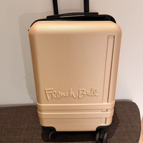 French Bull cabin suitcase like new, champagne color