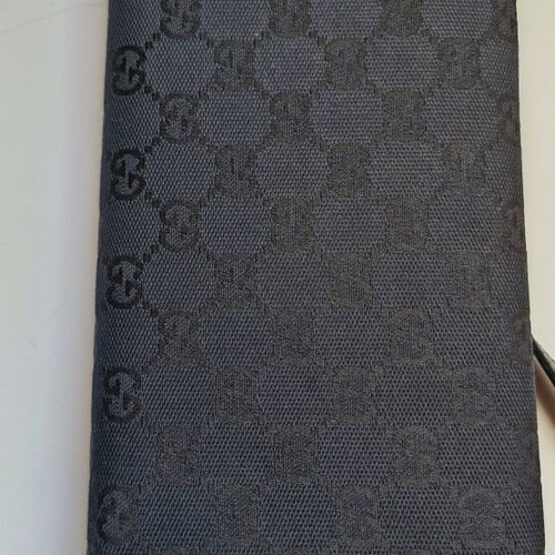 Gucci GG Bamboo Bar bag, vintage black canvas crossbody