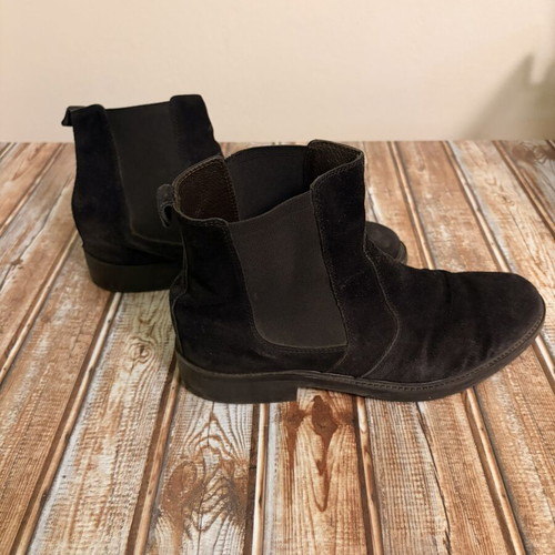 Black Chelsea boots, size 42