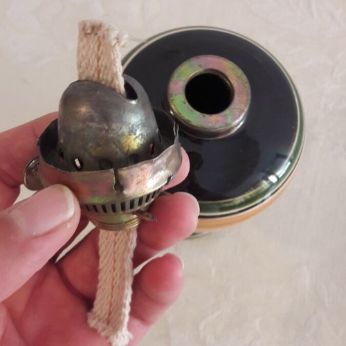 Vintage ceramic oil lamp like new