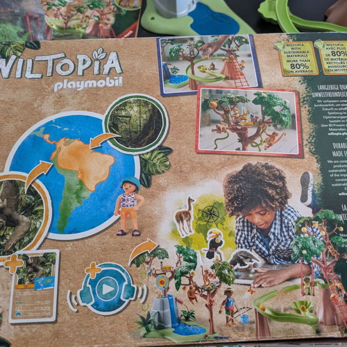 Playmobil Wiltopia Tropical Jungle Playground set used with box and instructions