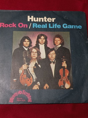 Hunter 7-inch vinyl record used, folk rock 1977