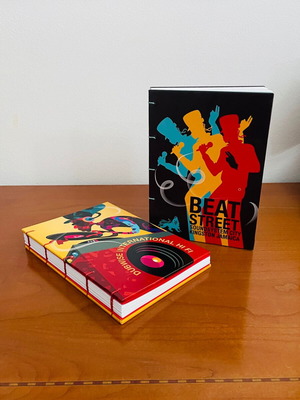 M Thompson Freestylee Art Notebooks set of 2, handmade, A5 15x21 cm