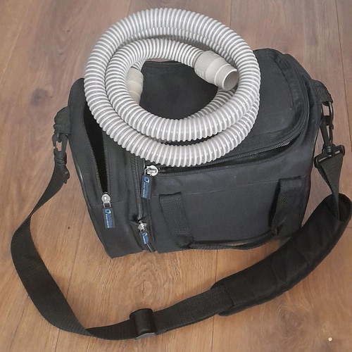 DeVilbiss sleep apnea device used with unused mask