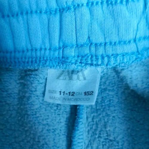 Zara kids' tracksuit used, blue turquoise, size 152 cm