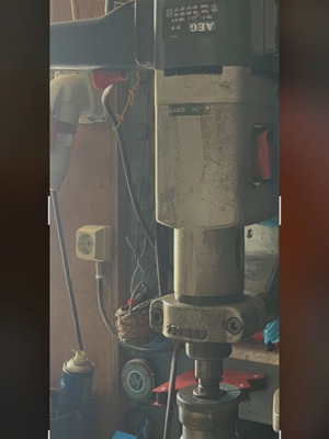 Magnetic drill like new for precise metal drilling