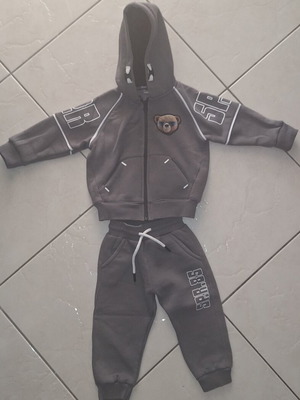 Sprint baby hoodie and zip jacket set for 18 months, fleece lined