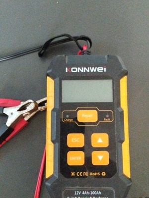Battery charger diagnostic used
