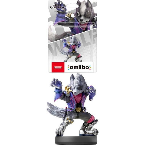 Nintendo Amiibo Wolf No.63 Super Smash Bros figure