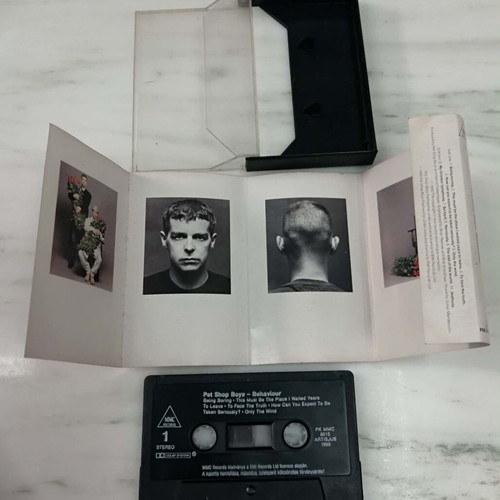 Pet Shop Boys Behaviour cassette tape, pop