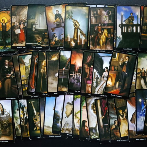 Steampunk Tarot deck used by Barbara Moore