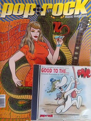 Pop + Rock magazine with CD like new