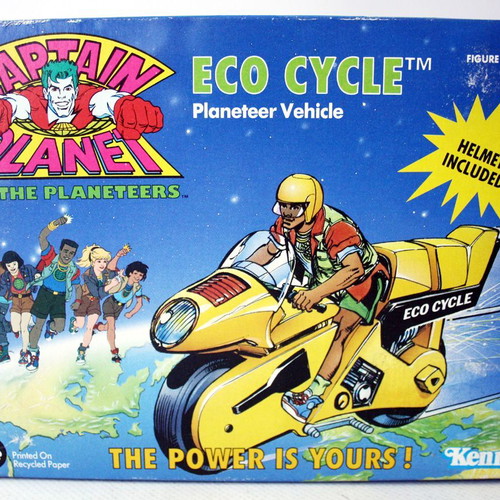 Captain Planet Eco Cycle Planeteer Vehicle Kenner New 1991 Vintage