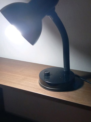 Desk lamp small black used