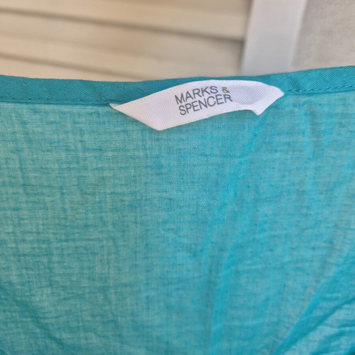 Marks & Spencer beach tunic like new, turquoise, size XXXL