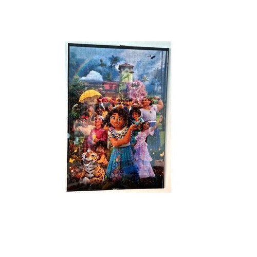 Disnay Encanto framed puzzle art print like new 35x50cm