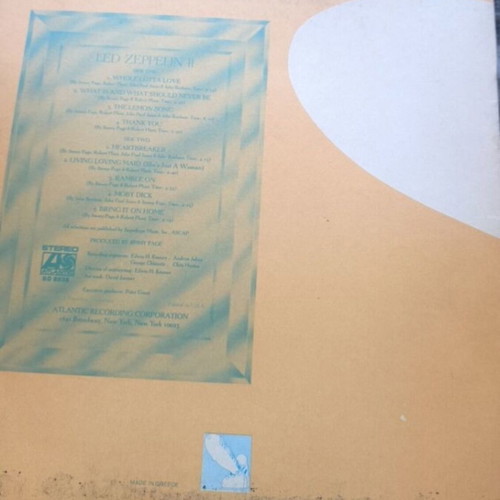 Led Zeppelin 2 original Greek press μεταχειρισμένο