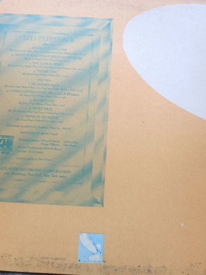 Led Zeppelin 2 original Greek press μεταχειρισμένο