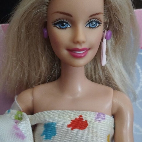 Barbie vintage doll with vintage dress