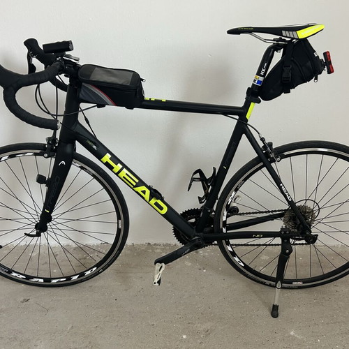 Head road bike, black, V-brakes, men's, gears