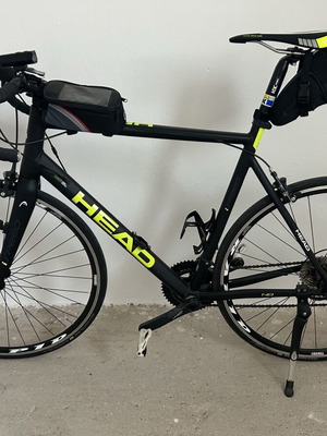 Head road bike, black, V-brakes, men's, gears