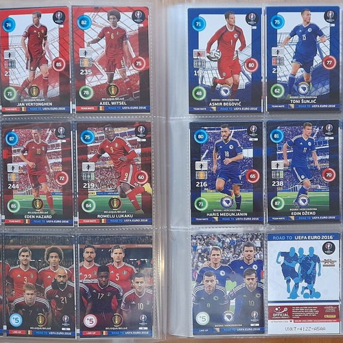 Road to EURO 2016 Adrenalyn XL album with 313/333 cards like new
