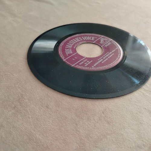 His Master's Voice 7PG 3472 45 RPM record "O Karagiozis Astronautis" Eugenios Spatharis