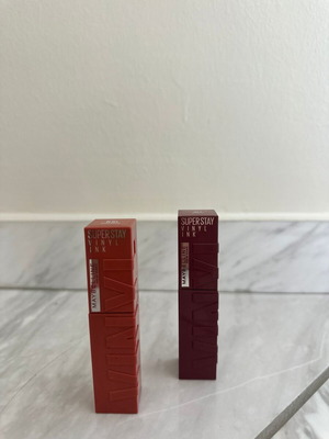 Maybelline SuperStay Vinyl Ink liquid lipstick new, shades 115 Golden & 40 Witty
