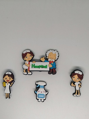 Charms για Crocs καινούργια, σετ 4 τεμαχίων