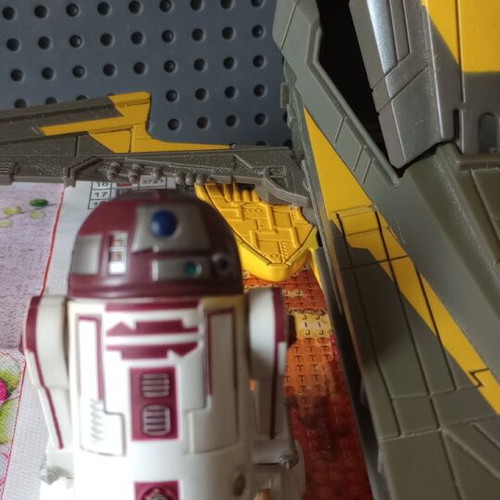 Star Wars Anakin Skywalker Starfighter Clone Wars used with two extra figures