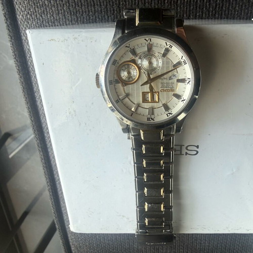 Seiko Premier Kinetic Perpetual Calendar 7D48 μεταχειρισμένο με κουτί