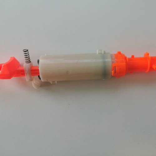 Modified Nerf Fire Strike Blaster used