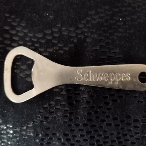 Schweppes vintage bottle opener used