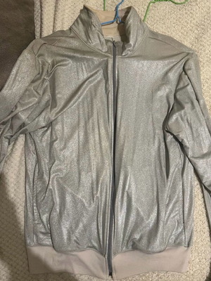 American Apparel silver jacket used, size M