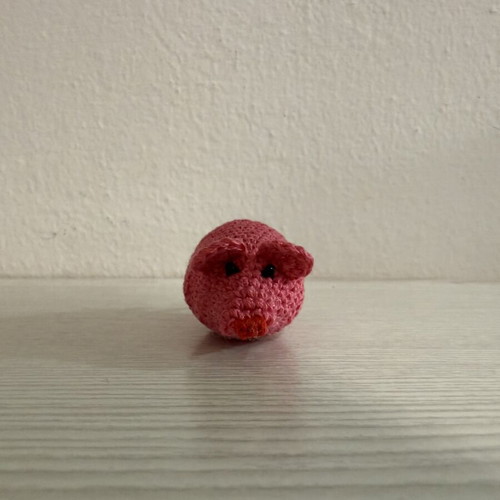 Knitted mouse like new, handmade