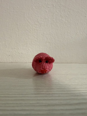 Knitted mouse like new, handmade