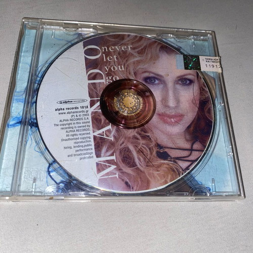 Mando Never Let You Go rare CD single with 5 remixes, dance pop