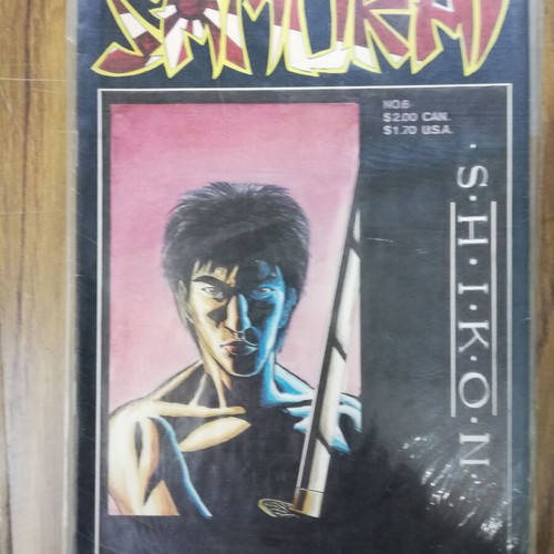 Samurai comic used